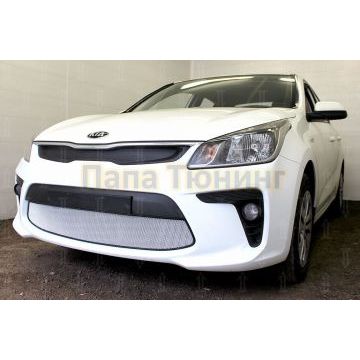Защита радиатора KIA RIO 2017- chrome низ