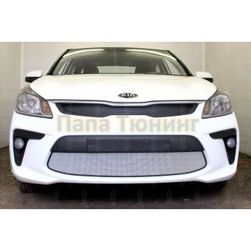 Защита радиатора KIA RIO 2017- chrome низ