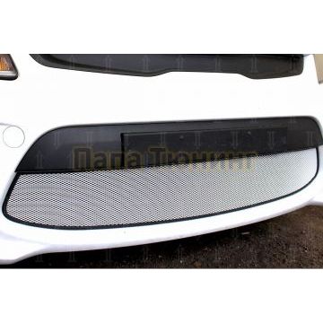 Защита радиатора KIA RIO 2017- chrome низ