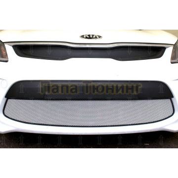 Защита радиатора KIA RIO 2017- chrome низ