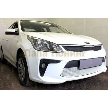 Защита радиатора KIA RIO 2017- chrome низ PREMIUM