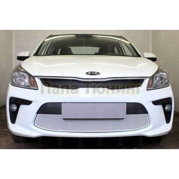 Защита радиатора KIA RIO 2017- chrome низ PREMIUM