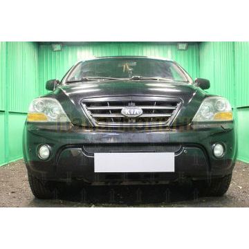 Защита радиатора KIA Sorento I рестайлинг 2006-2011 black низ
