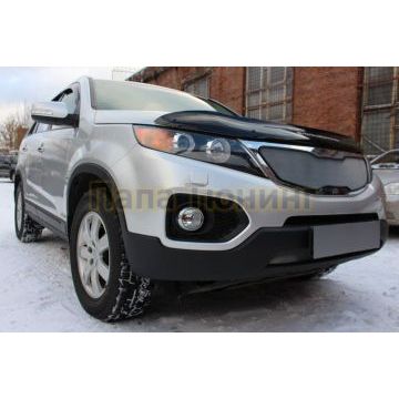 Защита радиатора KIA Sorento II 2009-2012 chrome низ