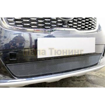 Защита радиатора Kia Sorento Prime 2017- chrome