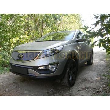 Защита радиатора KIA Sportage 2010-2016 chrome низ