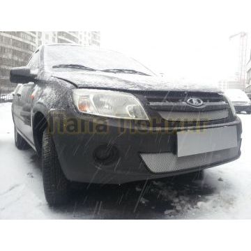 Защита радиатора Lada Granta 2011-2014 (2 части) chrome