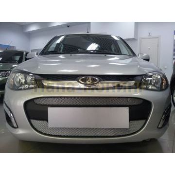 Защита радиатора Lada Kalina Cross 2015- (2 части) chrome