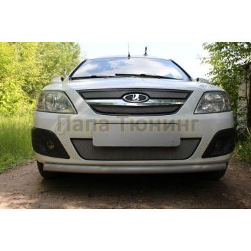 Защита радиатора Lada Largus 2012- / Largus Cross 2014-chrome низ