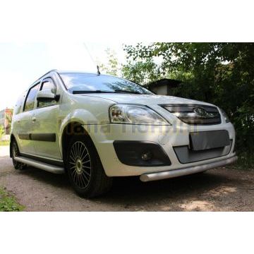 Защита радиатора Lada Largus 2012- / Largus Cross 2014-chrome низ