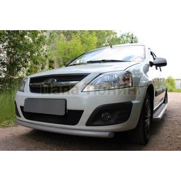 Защита радиатора Lada Largus 2012- / Largus Cross 2014- black низ