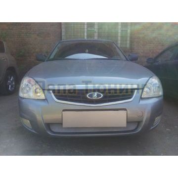 Защита радиатора Lada Priora 2012-2013 chrome