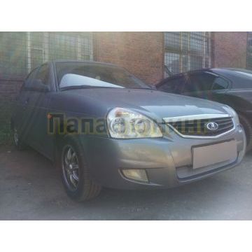 Защита радиатора Lada Priora 2012-2013 chrome