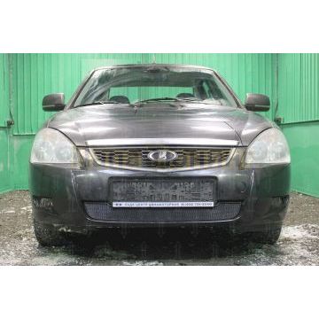 Защита радиатора Lada Priora 2014- (рестайлинг) black