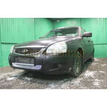 Защита радиатора Lada Priora 2014- (рестайлинг) chrome