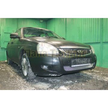 Защита радиатора Lada Priora 2014- (рестайлинг) chrome