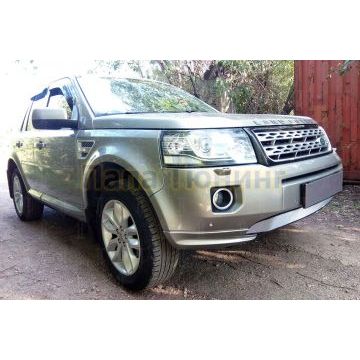 Защита радиатора Land Rover Freelander II (рестайлинг 2) 2012- (дизель) chrome