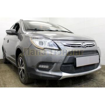 Защита радиатора Lifan X50 2015- (2 части) black
