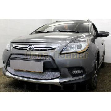 Защита радиатора Lifan X50 2015- (2 части) chrome