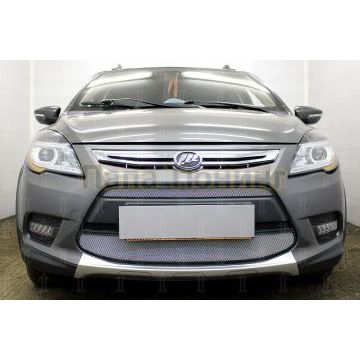 Защита радиатора Lifan X50 2015- (2 части) chrome