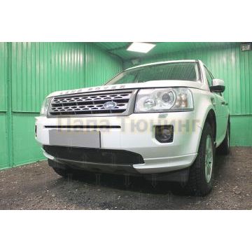 Защита радиатора Land Rover Freelander II (рестайлинг) 2010-2012 black
