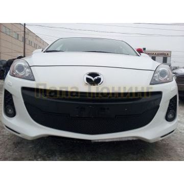 Защита радиатора Mazda 3 2011-2013 black