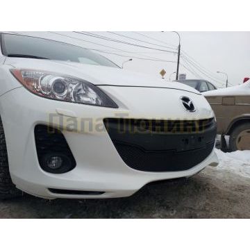Защита радиатора Mazda 3 2011-2013 black