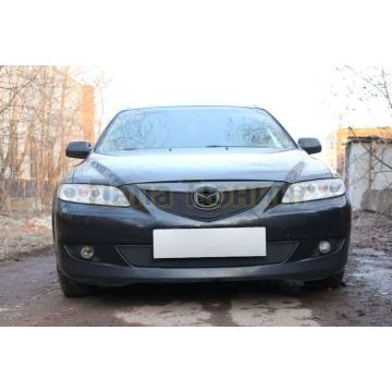 Защита радиатора Mazda 6 2002-2005 black низ