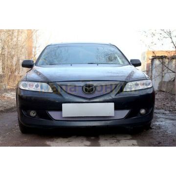 Защита радиатора Mazda 6 2002-2005 chrome низ