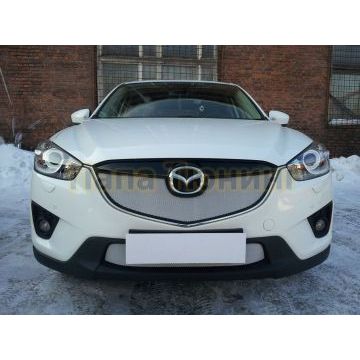 Защита радиатора Mazda CX-5 2012-2014 chrome верх