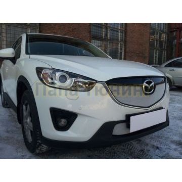 Защита радиатора Mazda CX-5 2012-2014 chrome верх