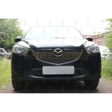 Защита радиатора Mazda CX-5 2012-2017 black низ