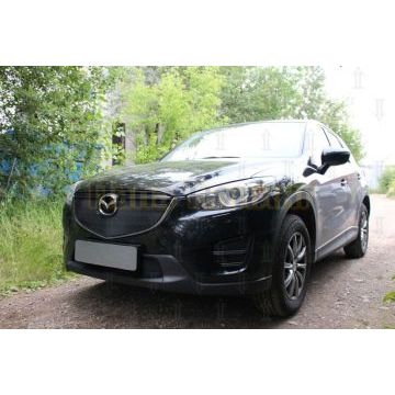 Защита радиатора Mazda CX-5 2012-2017 black низ
