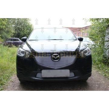 Защита радиатора Mazda CX-5 2012-2017 chrome низ