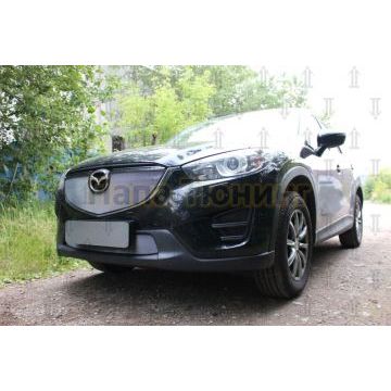 Защита радиатора Mazda CX-5 2012-2017 chrome низ