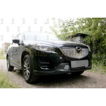 Защита радиатора Mazda CX-5 2012-2017 chrome низ