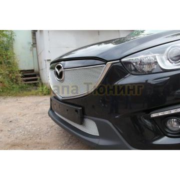 Защита радиатора Mazda CX-5 2012-2014 chrome верх PREMIUM