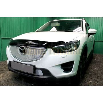 Защита радиатора Mazda CX-5 2012-2017 chrome низ PREMIUM