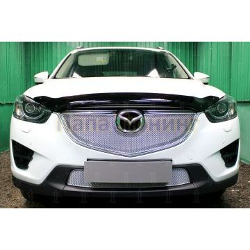Защита радиатора Mazda CX-5 2012-2017 chrome низ PREMIUM