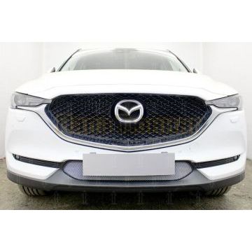 Защита радиатора Mazda CX-5 2017- chrome