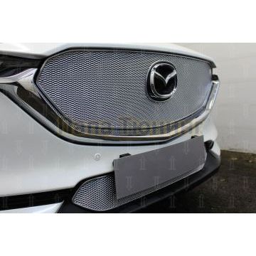 Защита радиатора Mazda CX-5 2017- chrome низ PREMIUM