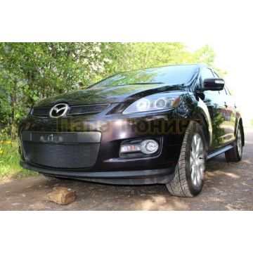 Защита радиатора Mazda CX-7 2006-2009 black низ