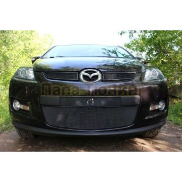Защита радиатора Mazda CX-7 2006-2009 black низ