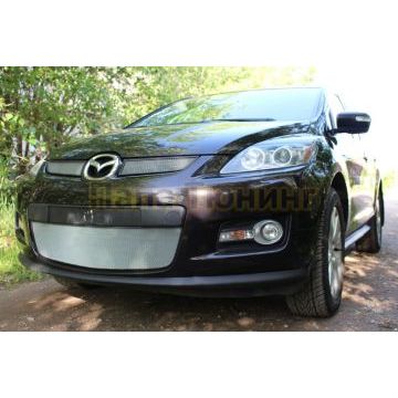 Защита радиатора Mazda CX-7 2006-2009 chrome низ