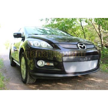 Защита радиатора Mazda CX-7 2006-2009 chrome низ