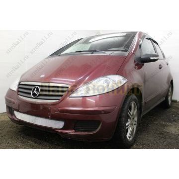 Защита радиатора Mercedec-Benz A-Klass II (W169) 2004-2007 chrome