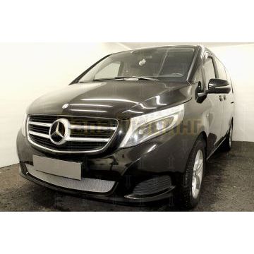 Защита радиатора Mercedes-Benz V-Klass II 2014- chrome PREMIUM