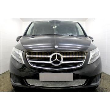 Защита радиатора Mercedes-Benz V-Klass II 2014- chrome PREMIUM