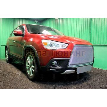 Защита радиатора Mitsubishi ASX 2010-2012 3D chrome PREMIUM
