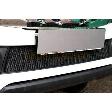 Защита радиатора Mitsubishi L200 V 2015-2019 black PREMIUM
